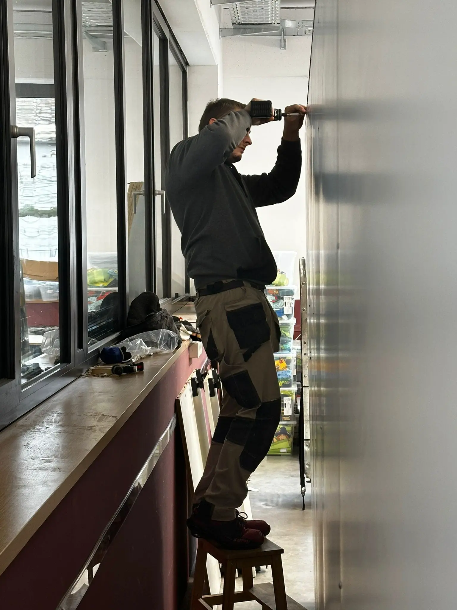 Moderner Umzugstransporter von ZugUmZug in München